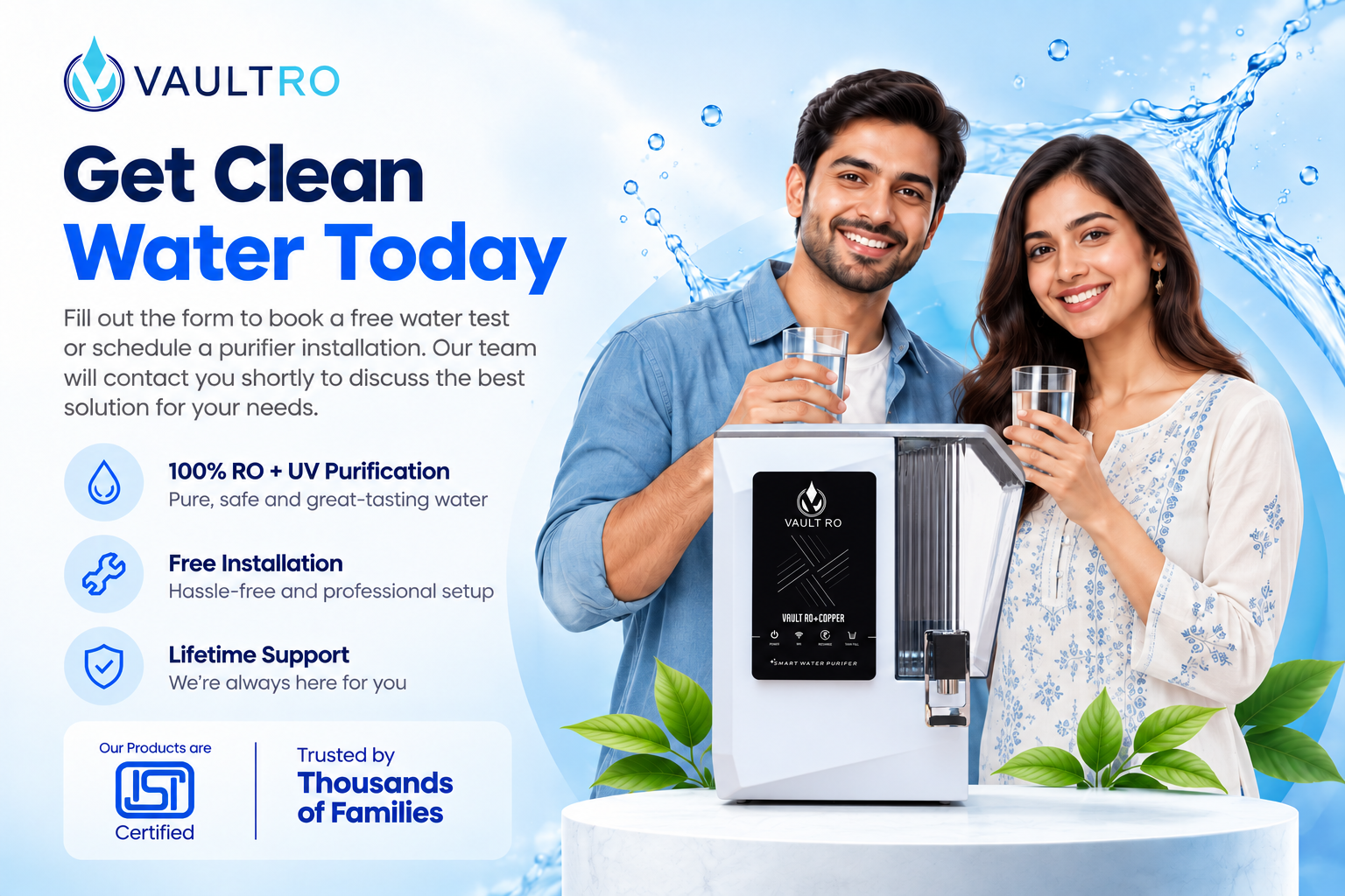 Get Clean Water Today - VaultRO